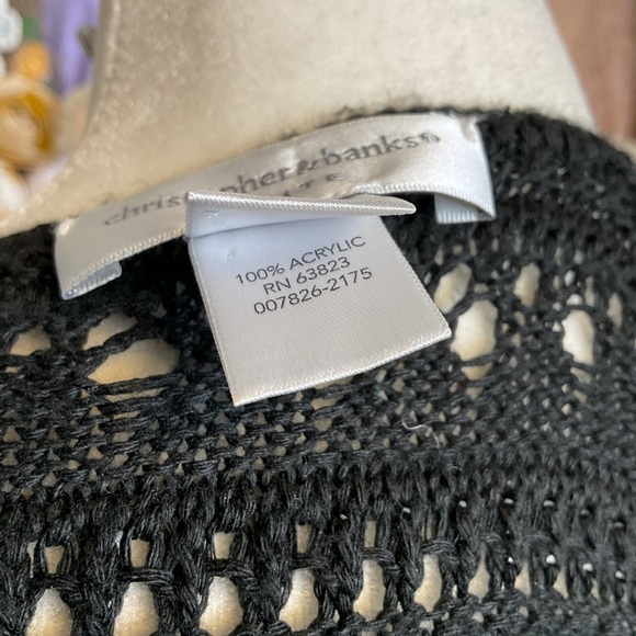 Christopher & Banks Black Open-Front Cardigan PXL - Picture 8 of 8